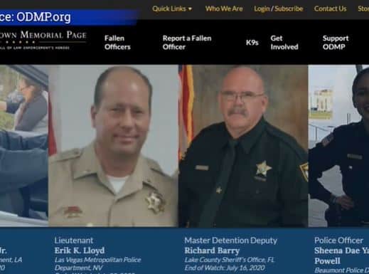 Line-of-Duty Deaths Increase Surpassing Total Officer Deaths During All of 2019