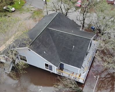 Drone Footage of the Devastation From  Hurricane Laura
