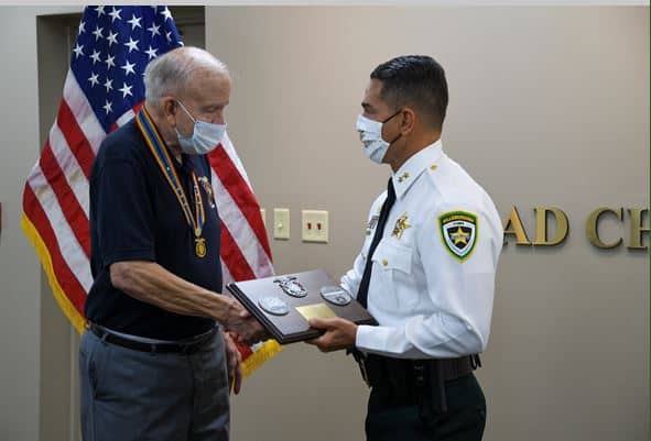 Sheriff Chad Chronister Receives Highest Award From World War Veterans