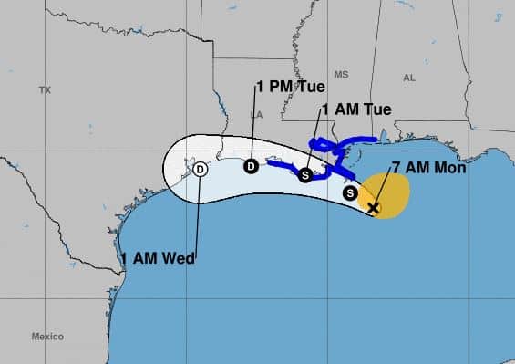 Tropical Storm Marco Weakening, Gusty Winds and Storm Surge Still Expected