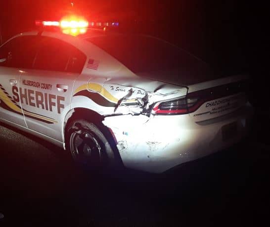 Valrico Man Gets DUI after Smashing into Deputy Patrol Car