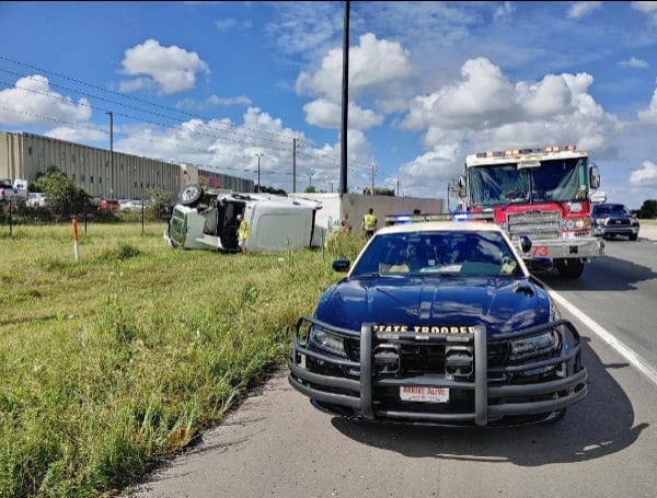 Two Tractor-Trailers Crash in Lakeland Polk County Thursday
