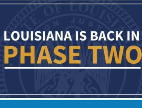 Louisiana Moving Back into Phase 2 With COVID-19 Spikes