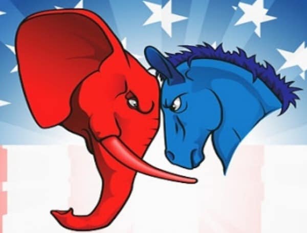 Florida Democrats and Republicans Neck and Neck