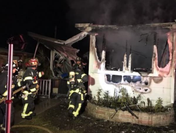 ‘Pot of Grease’ Completely Destroys Mobile Home in Clearwater