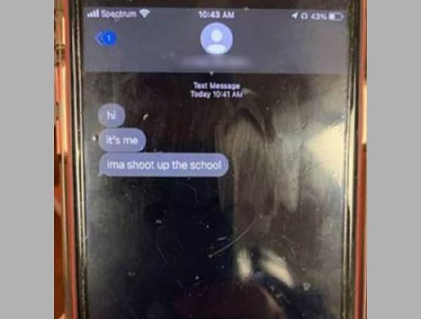 12-Year-Old Student Arrested for ‘School Shooting’ Threat Text Messages