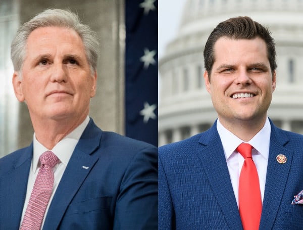 GOP Leader McCarthy Says He’d Remove Matt Gaetz From Judiciary Committee If Sex Allegations Are Confirmed