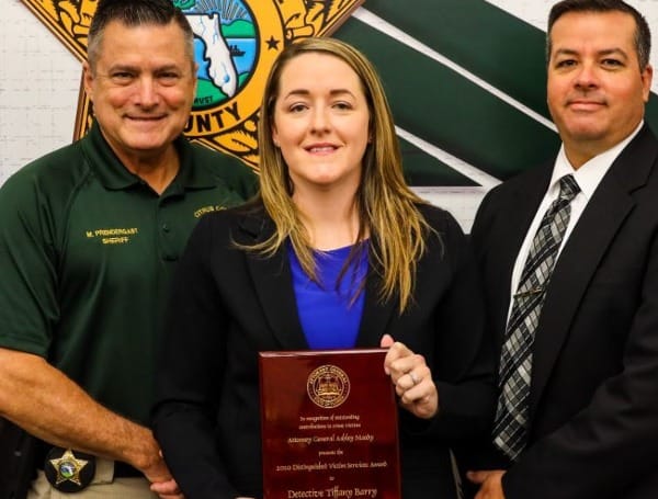 CCSO Detective Recognized By Florida Attorney General For Her Contributions To Crime Victims