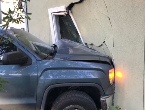 15-Year-Old Florida Teen Steals Pickup Truck And Crashes Into House