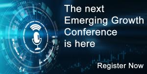CEO Presenting on the Emerging Growth Conference on June 9.  Register here