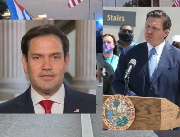 Florida Gov. DeSantis, Sen. Rubio Call On Biden Admin To Help Restore Internet Access For Cuban People