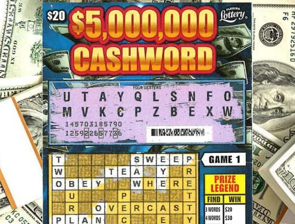 Two Florida Players Win $1,000,000 Each On $20 Cashword Scratch-Off