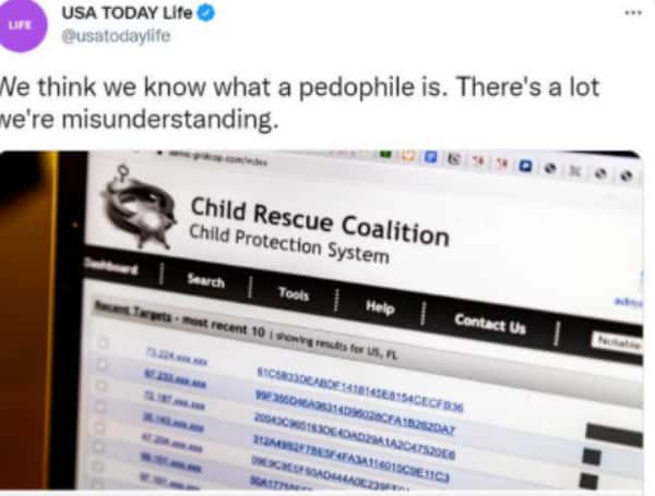 Expert To USA Today: Pedophiles Can ‘Do Better’