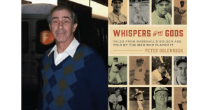 Available Everywhere Tues. Mar. 15th: NY Times Bestselling Baseball Writer Peter Golenbock's Book WHISPERS OF THE GODS