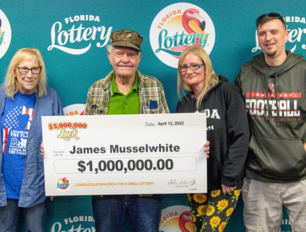 Florida Marine Corp Veteran Is Buying A New Golf Cart After Winning $1,000,000 On Scratch-Off Game