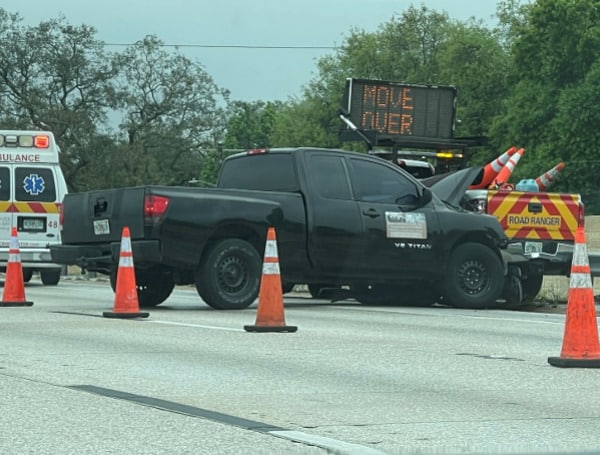 Pickup Truck Loses Control, Slams Into Road Ranger On I-275 In Tampa