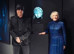 Gottfried Helnwein and Trish Duggan Speak at Special Reception to Promote Their Collaboration “Blue Madonna”