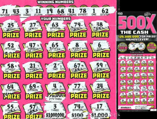 Florida Man Picks Up $1,000,000 Win On $50 Scratch-Off From Kwik Stop