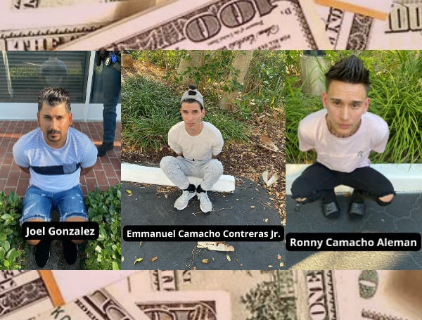 Three Men Arrested In Florida For Multi-State Counterfeit Cash Fraud, Meth Possession