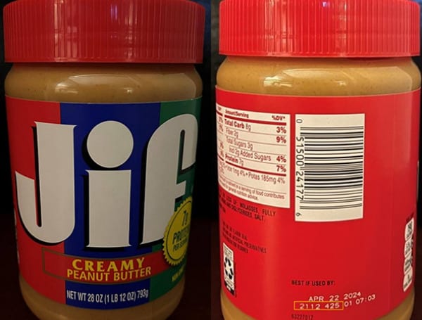 Jif Peanut Butter Recalled For Possible Salmonella Contamination
