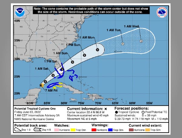 Pasco Sheriff’s Office Says Be Prepared As Tropical Cyclone One Eyes Florida