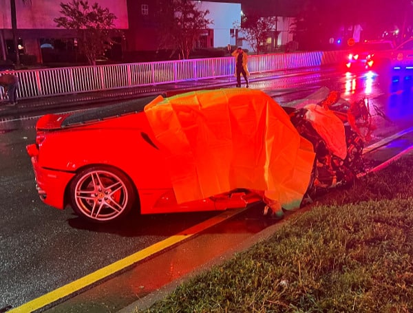 Two People Die In High-Speed Ferrari Crash In Pinellas Park