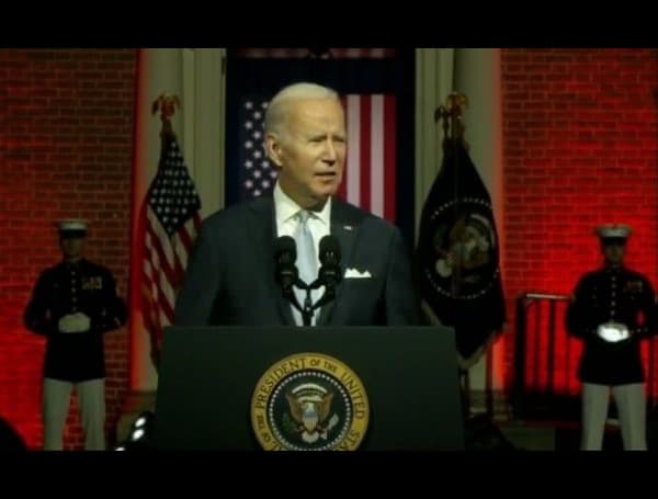 “It’s Spooky Season” Biden’s Primetime Speech Ripped On Social Media