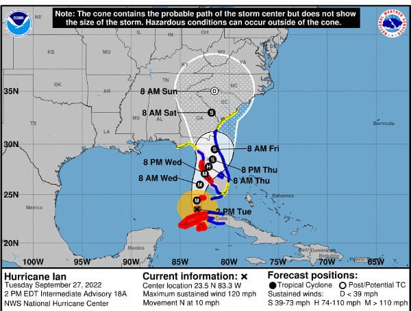 Hillsborough County Warns Residents Of Possible Long-Term Widespread Flooding