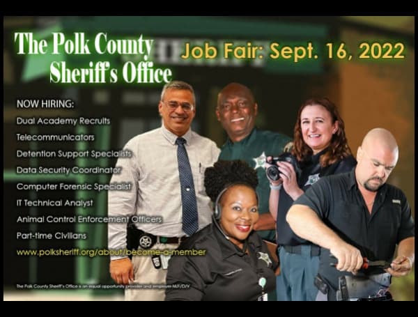 Polk County Sheriff Hosting Job Fair On Friday, September 16, 2022