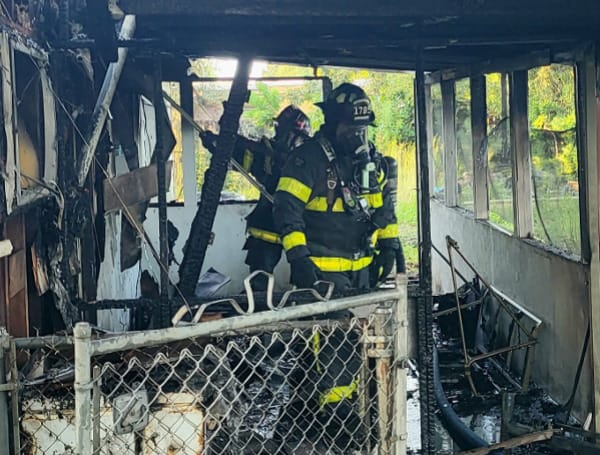 Downed Power Line Sparks Blaze At A Tampa Home