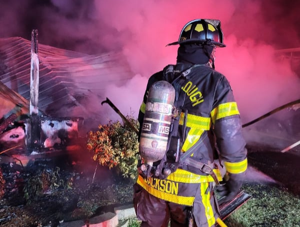 One Person Dead, One Dog Missing After Riverview Mobile Home Fire