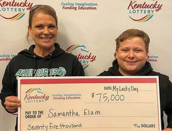 Kentucky Woman Wins $75K After Winning $1K On Lottery Scratch-Off