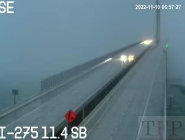 Skyway Bridge Reopens After Closing To Tropical Storm Nicole’s High Winds