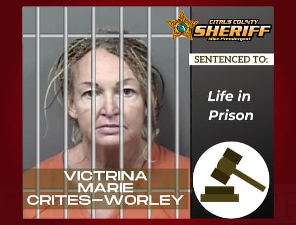 Crystal River Woman Sentenced To Life For Murder Of Her 77-Year-Old Husband