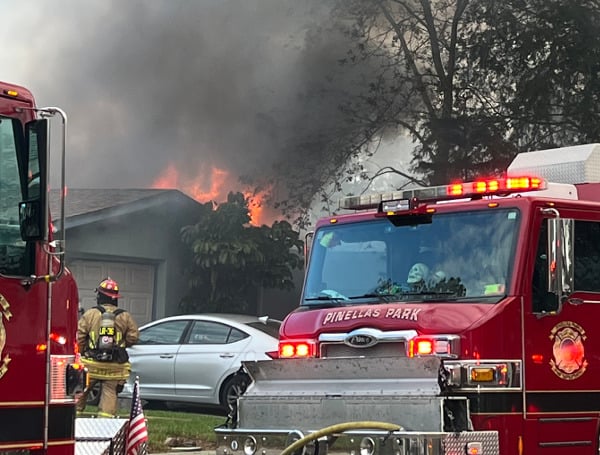 Pinellas Park Firefighters Battle Residential Blaze Friday