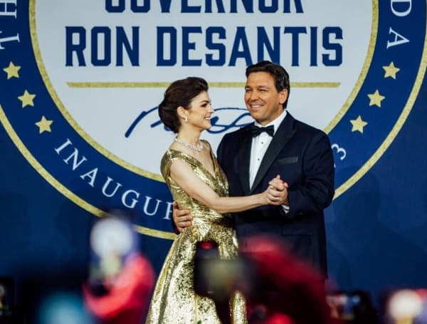 Florida Governor Ron DeSantis And First Lady Casey DeSantis First Dance At The Governor’s Inaugural Ball