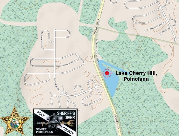 Polk County Deputies Searching For Suspect After Stolen Car Found Sinking In Poinciana Lake