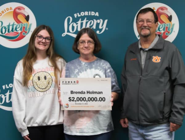 Alabama Woman Claims $2 Million Powerball Prize From Ticket Purchased In Florida