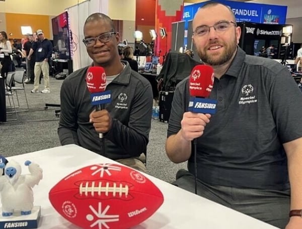 Special Olympics Florida Athlete Joins Media Reporting On The Big Game