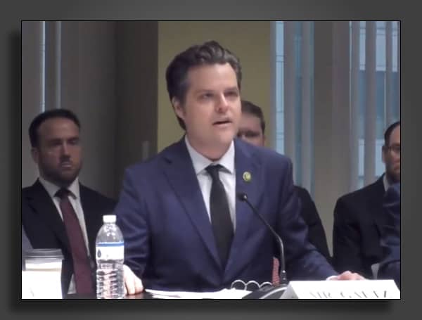 Florida Rep. Matt Gaetz Says Ethics Committee Is Driving ‘Witch Hunt’ With Sex Trafficking Claim