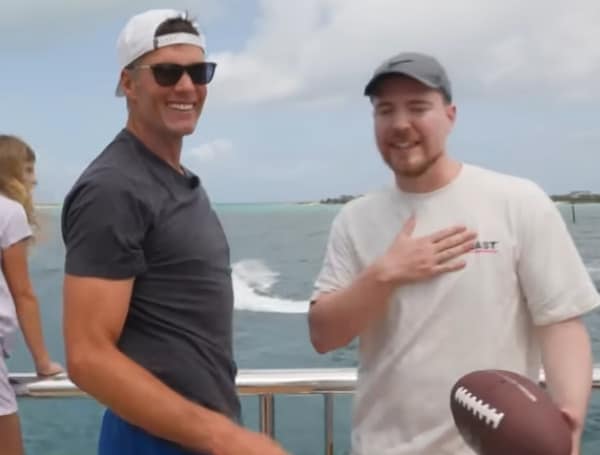 Watch Tom Brady Knock A Drone Out Of The Sky From MrBeast’s $300 Million Yacht