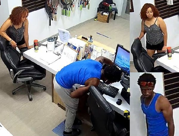 Police Looking For Couple Who Broke Into Winter Haven Tennis Center Stealing Dumbells, Cash