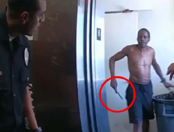 Knifeman Surprises Cops Riding The Elevator On Video! LEO Round Table