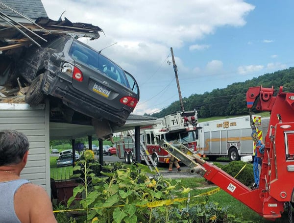 20-Year-Old Pennsylvania Man Crashes Car Into 2nd Story Of Home