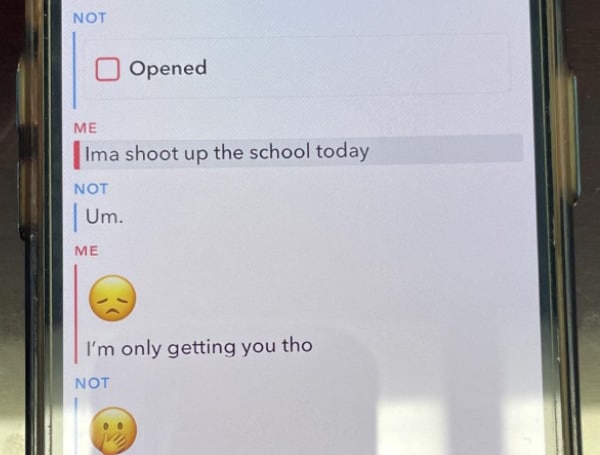 Buchanan Middle School Student In Tampa Arrested For Mass Shooting Threat Using Snapchat