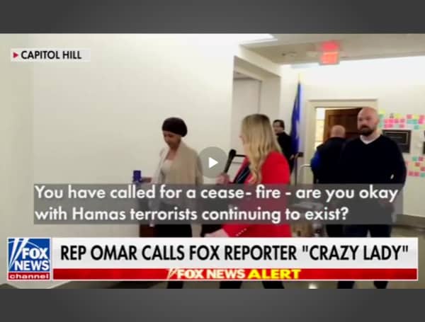 Minnesota Rep. Ilhan Omar Calls Fox News Reporter “Crazy Lady” Over Gaza Question