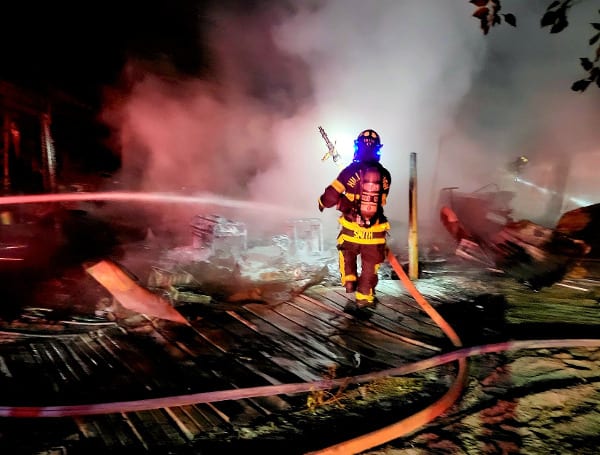Hillsborough County Fire Rescue Battles Plant City Barn Fire