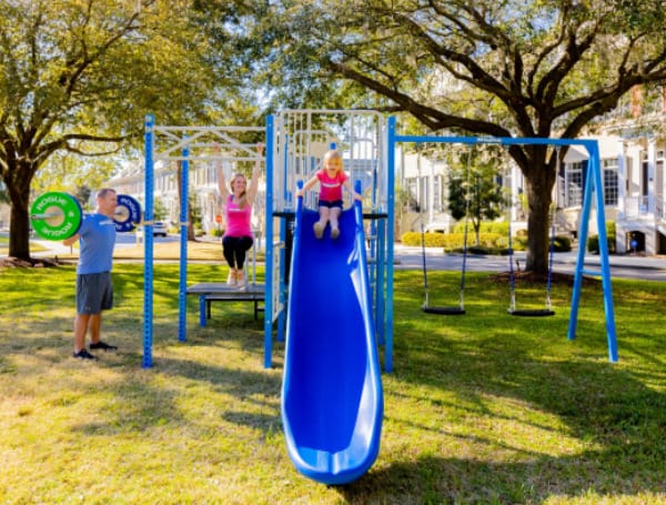 Expanded Swing Set Helps Families Ditch The Phone And Make Healthy Memories