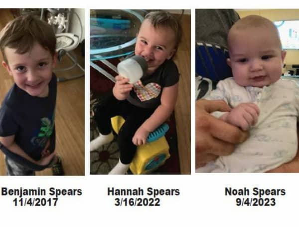 Florida Missing Child Alert Canceled For The 3 Spears Children, Located Safe In Pasco County