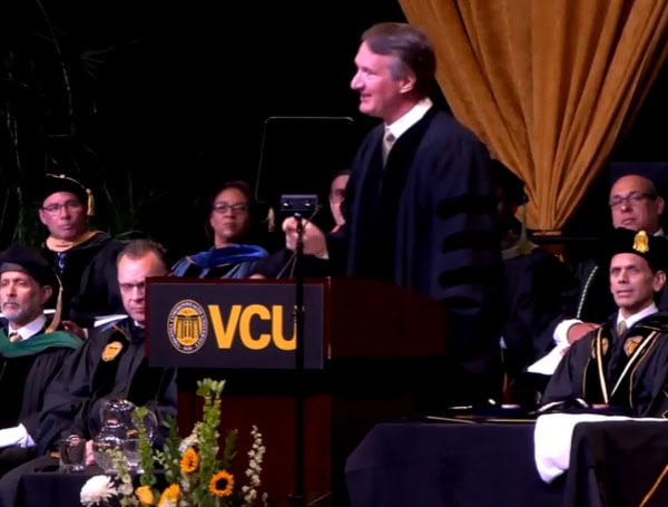 Virginia Graduates Walk Out As Gov. Glenn Youngkin Delivers Commencement Speech